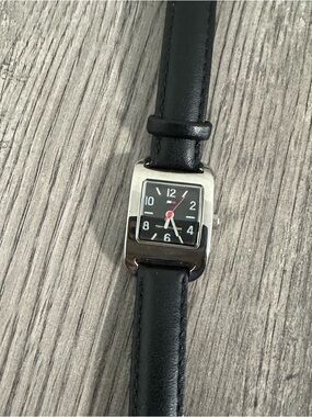 Tommy Hilfiger Black Leather Strap Women’s Watch